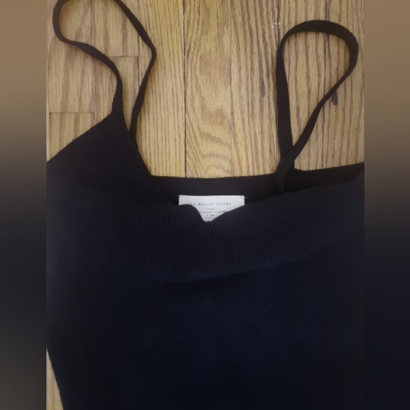 SEZANE Lindsey Knit Dress Black - Picture 5 of 7